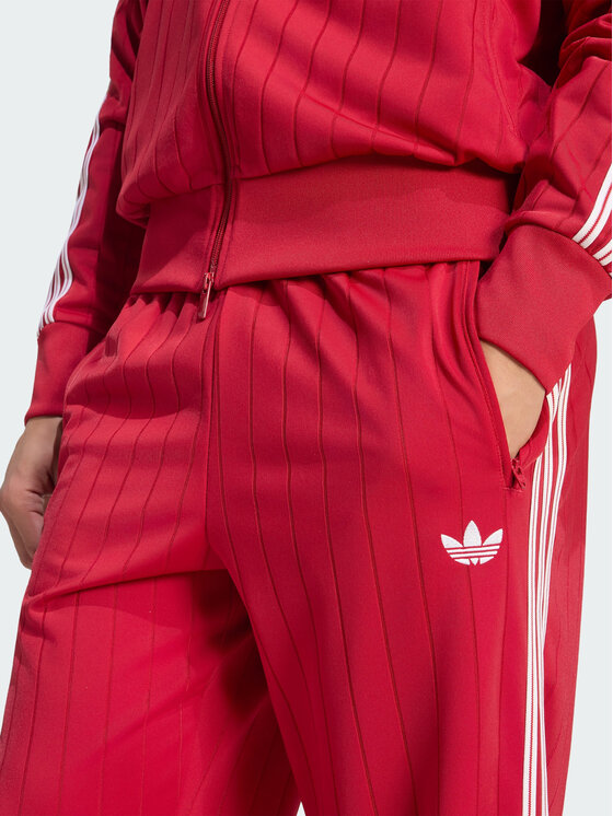adidas adidas Spodnie dresowe Firebird Drop Needle Track Tracksuit Bottoms KE4134 Czerwony Regular Fit