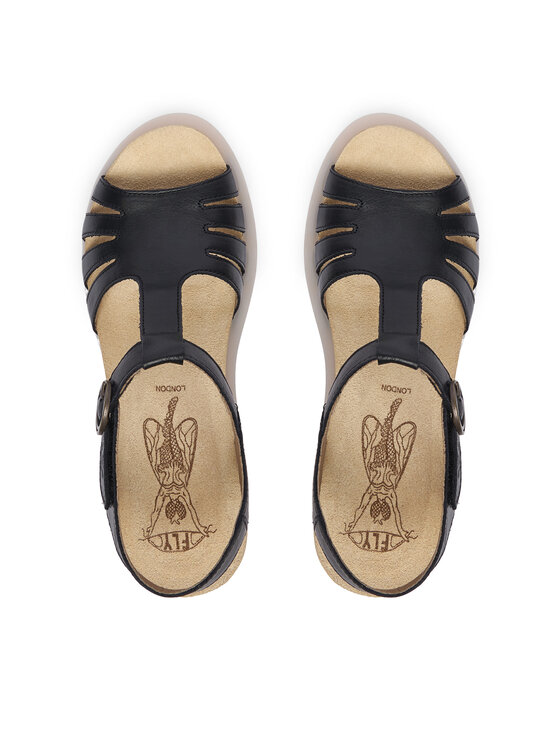 Fly London Fly London Босоніжки Gaitfly P144959007 Чорний