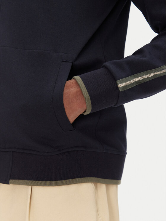 La Martina La Martina Sweatshirt Azelio MAFE01 FP571 Dunkelblau Regular Fit