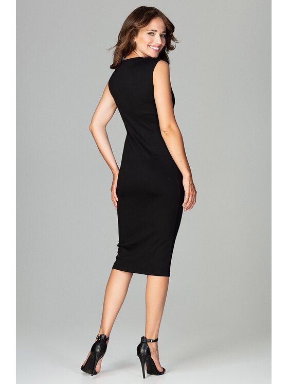 Lenitif Lenitif Vestito K475 Nero Regular Fit