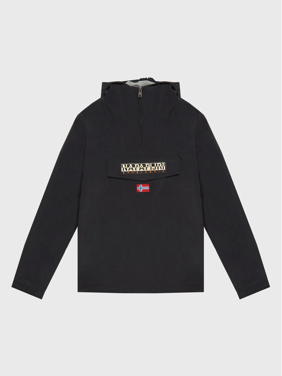 Napapijri Napapijri Anorak stiliaus striukė Rainforest NP0A4GGD M Juoda Regular Fit