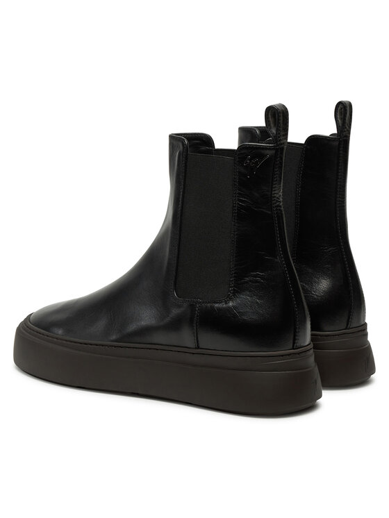 GIUSEPPE ZANOTTI GIUSEPPE ZANOTTI Kotníková obuv s elastickým prvkem IU40024 Černá