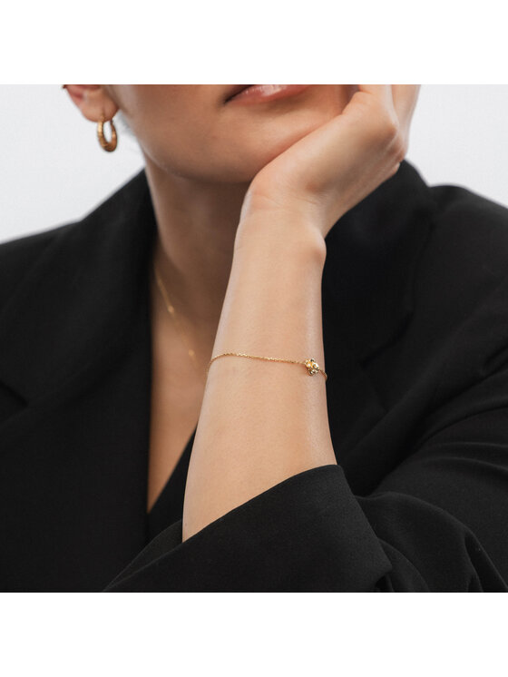 ANIA KRUK ANIA KRUK Bransoletka SSIAS1030Z Żółte złoto
