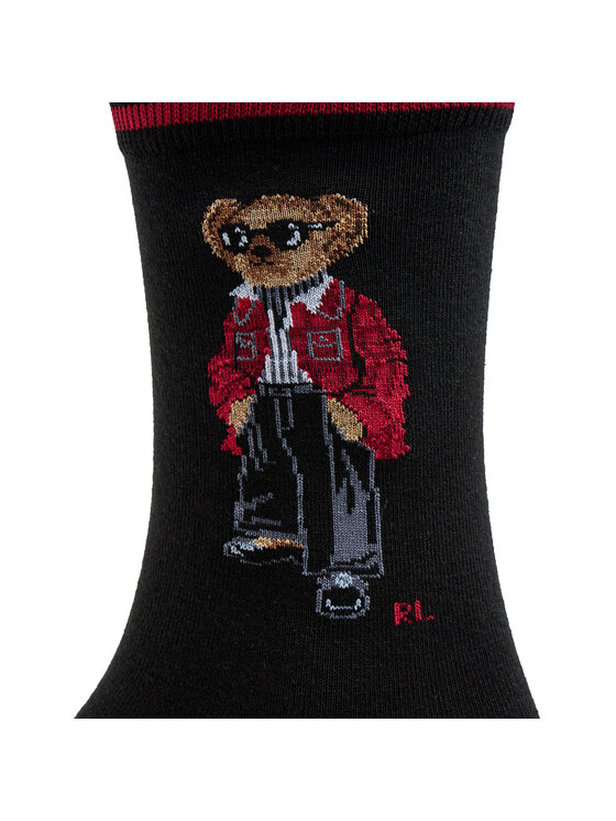 Polo Ralph Lauren Polo Ralph Lauren Duge čarape 455923572001 Crna