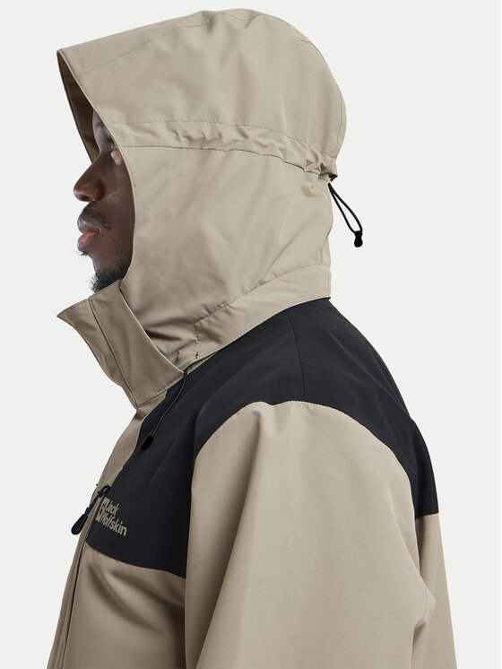 Jack Wolfskin Jack Wolfskin Pohodna jakna Jasper 2l 1108373 Siva Regular Fit