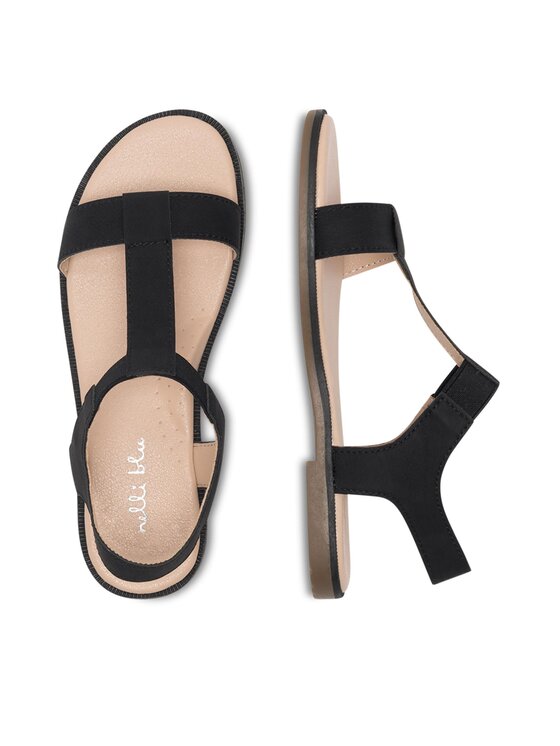 Nelli Blu Nelli Blu Sandalen CS166-3 Schwarz