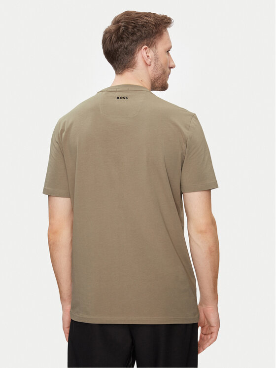BOSS Boss T-krekls 50513010 Bēšs Regular Fit