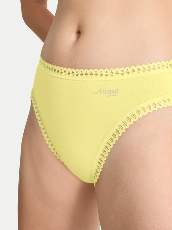 Sloggi Sloggi Set 3 perechi de chiloți de damă clasici Go Crush 10219672 Colorat