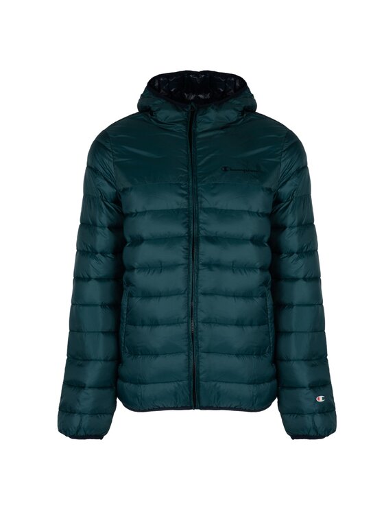 Champion Giacca di transizione 218073 Verde Slim Fit Modivo