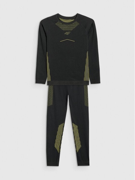 4F 4F Set di biancheria intima termica 4FJRAW25USEAM294-20S Nero