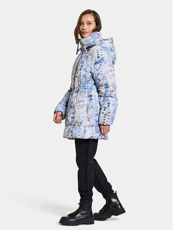 Didriksons Didriksons Parka Sia Aop Wns Parka 504810 Kék Standard Fit