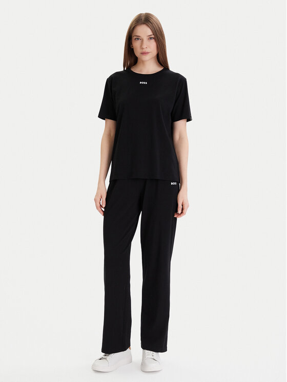 BOSS Boss T-Shirt 50510322 Czarny Regular Fit