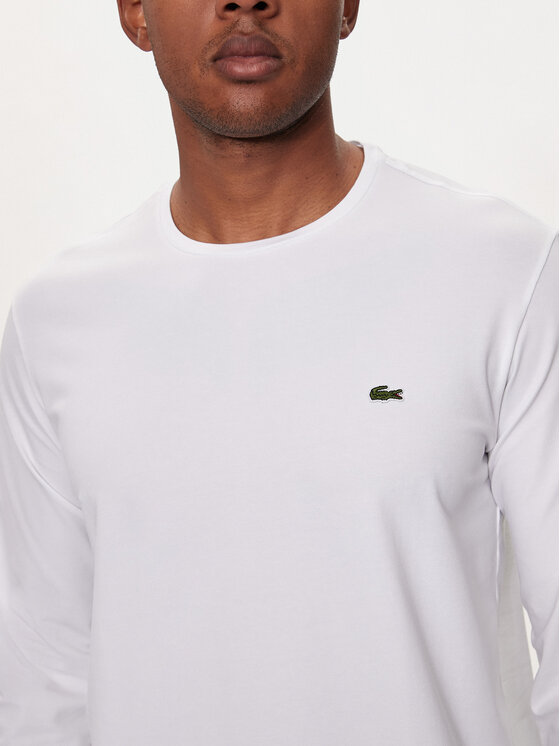 Lacoste Lacoste Тениска с дълъг ръкав TH0990 Бял Regular Fit