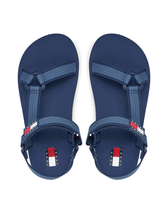 Tommy Jeans Tommy Jeans Sandały Tjm Casual Sandal EM0EM01563 Granatowy