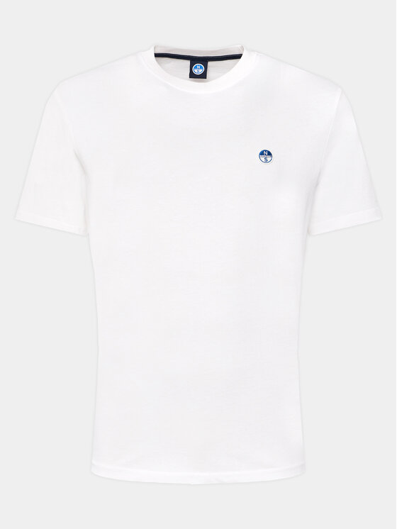 North Sails Tričko Bollo 692970 Biela Regular Fit