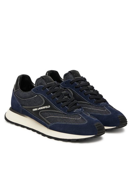 KARL LAGERFELD KARL LAGERFELD Sneakersy KL51124D Granatowy