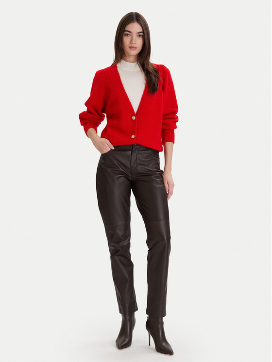 Morgan Morgan Strickjacke 252-MGOJI Rot Regular Fit