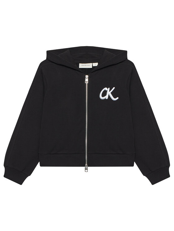 Calvin Klein Jeans Bluza IG0IG02969 D Czarny Regular Fit