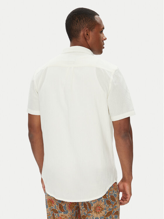 Quiksilver Quiksilver Cămașă Time Box EQYWT04622 Alb Regular Fit
