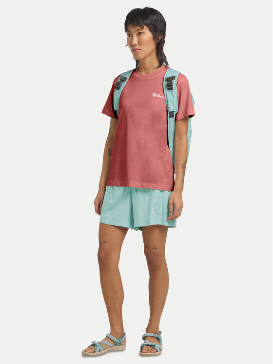 Jack Wolfskin Jack Wolfskin Póló Essential 1808352 Rózsaszín Regular Fit