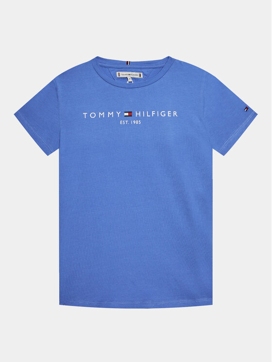 Tommy Hilfiger Majica Essential Tee S/S KG0KG05242 Modra Regular Fit