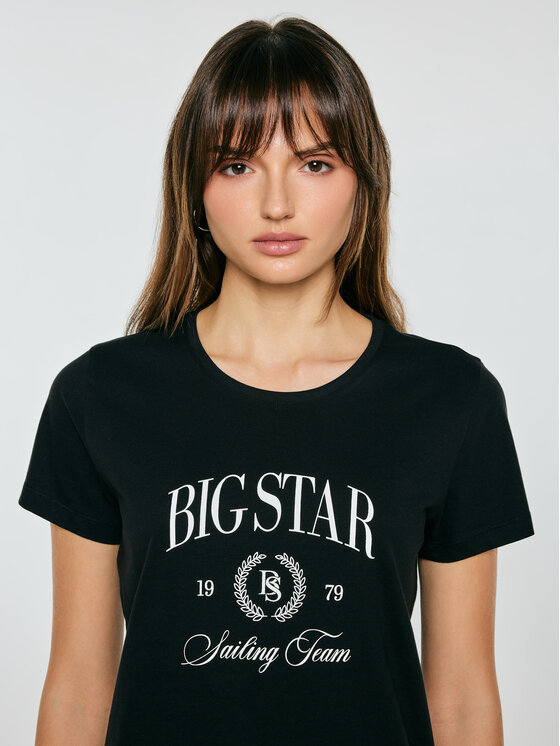 BIG STAR BIG STAR T-Shirt RATTA Czarny Basic Fit