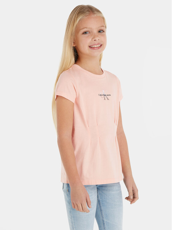 Calvin Klein Jeans Calvin Klein Jeans T-Shirt Monogram IG0IG02103 Růžová Regular Fit