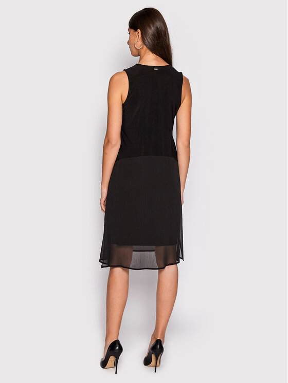 DKNY DKNY Nyári ruha P22DAEJR Fekete Regular Fit