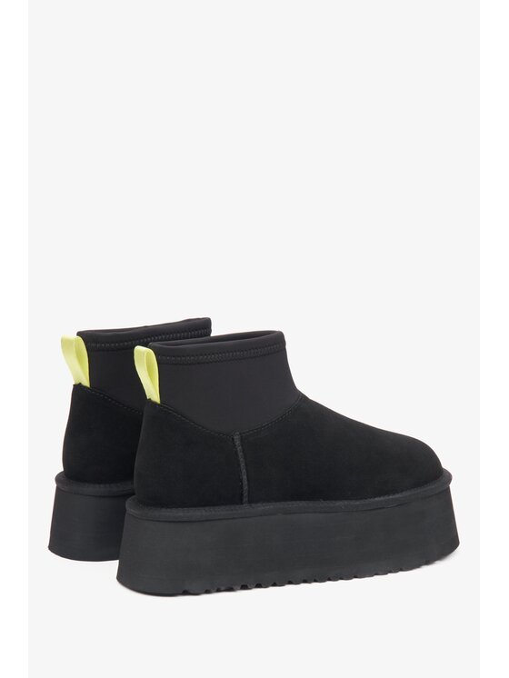 Estro Estro Μπότες Χιονιού ER00116624 Μαύρο