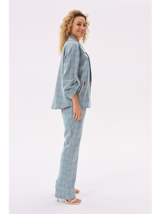 blue shadow blue shadow Marynarka Bella BS Niebieski Standard Fit