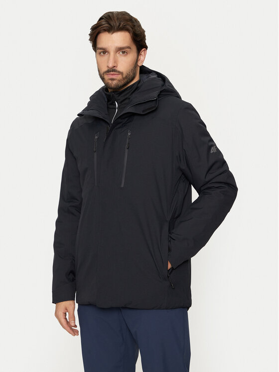 4F 4F Μπουφάν για σκι 4FWAW24TTJAM575 Μαύρο Regular Fit