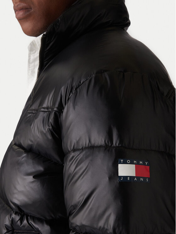 Tommy Jeans Tommy Jeans Ziemas jaka Western DM0DM22286 Melns Regular Fit