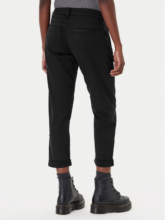 G-Star Raw G-Star Raw Szövet nadrág Kate D25257-C106 Fekete Boyfriend Fit