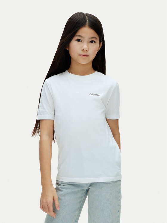 Calvin Klein Jeans Calvin Klein Jeans T-Shirt LV1CKSJA31 Bílá Regular Fit