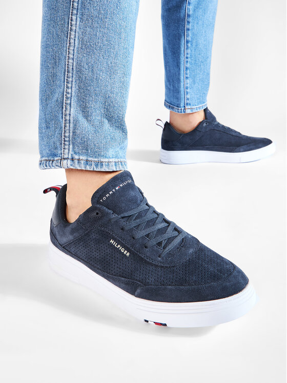 Tommy Hilfiger Tommy Hilfiger Sneakersy FM0FM03426 Granatowy
