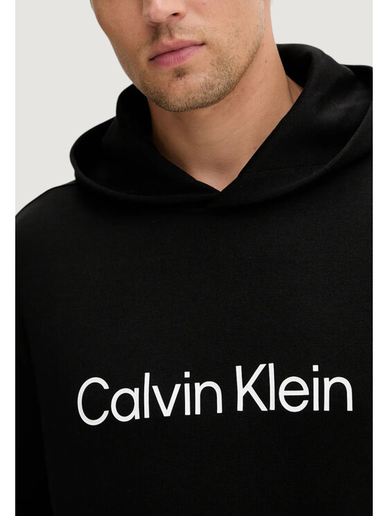 Calvin Klein Calvin Klein Μπλούζα LS EU STANDARD LOGO Μαύρο Standard Fit