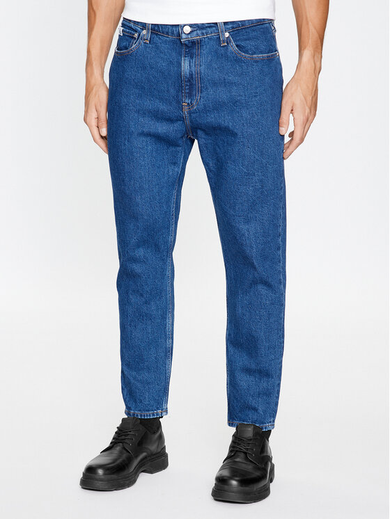 Calvin Klein Jeans Jeans hlače Dad J30J323876 Modra Loose Fit