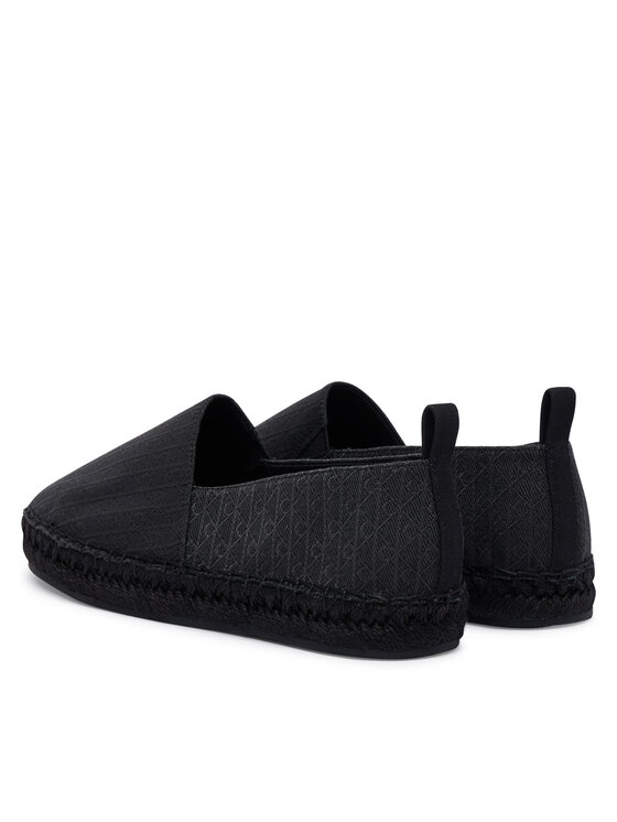 Calvin Klein Calvin Klein Espadrilky All Over CK HW0HW02933 Čierna