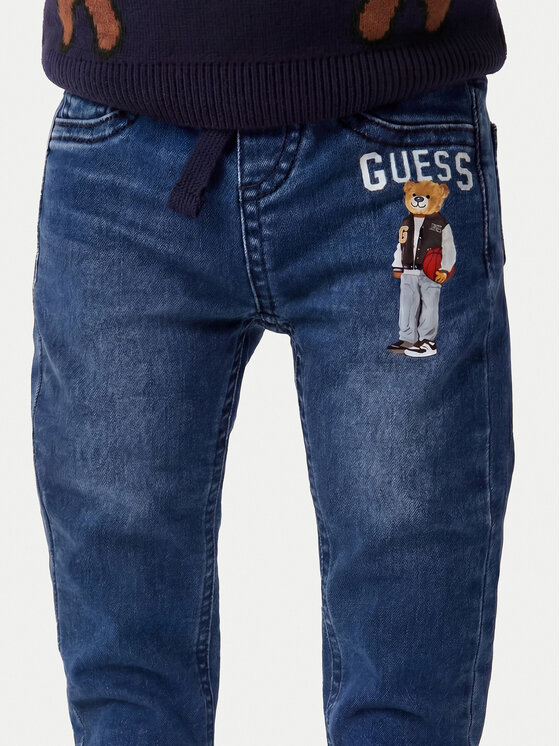 Guess Guess Jeansy I6YA01 D1270 Niebieski Regular Fit