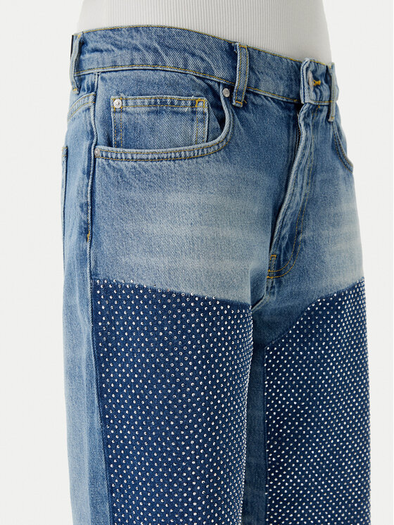 PINKO PINKO Farmer Rose Staright 104635 A2F7 Kék Straight Fit