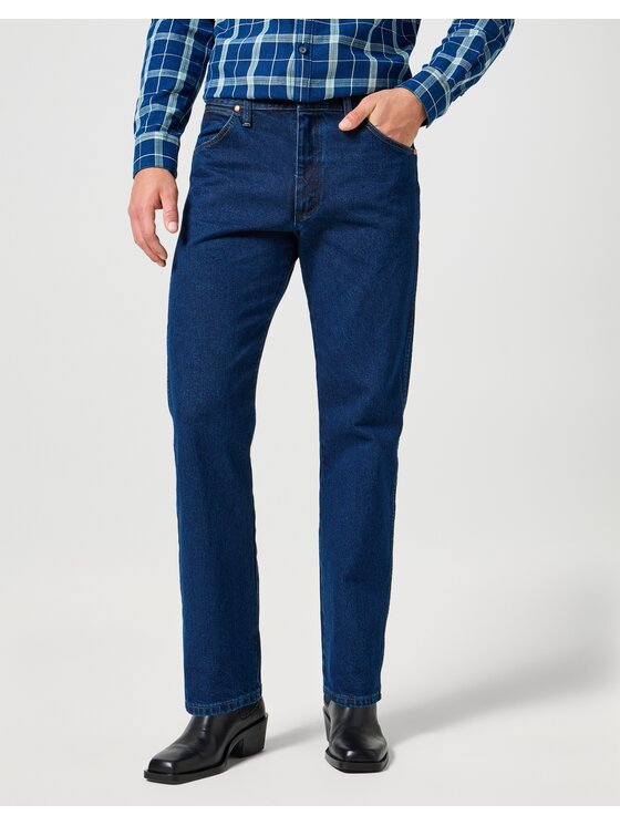 Wrangler Wrangler Jeansy 13MWZ Granatowy Straight Leg