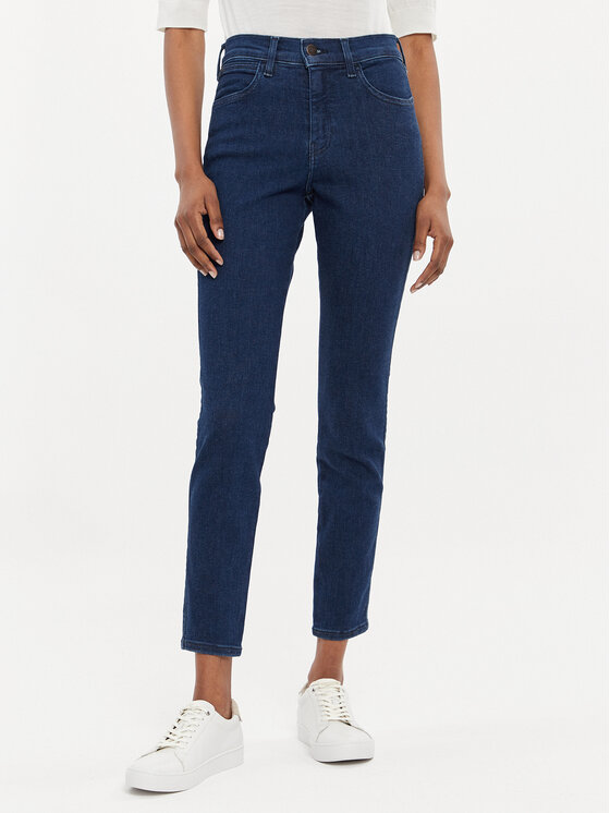 Wrangler Džínsy 112342897 Tmavomodrá Skinny Fit