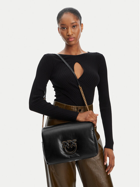 PINKO PINKO Τσάντα Love Click Puff Classic PE 25 PLTT 101585 A10F Μαύρο