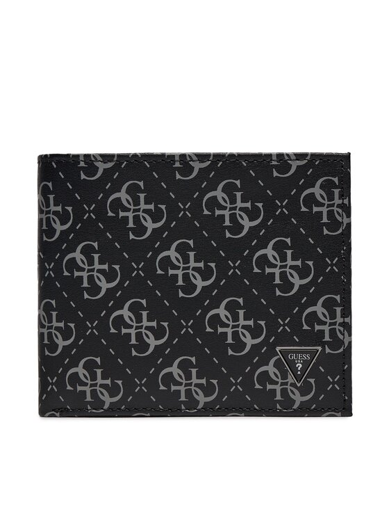 Guess Guess Novčanik Vezzola Leather Slg SMVELE LEA20 Crna