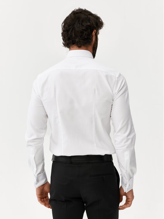 Evenemen Evenemen Koszula Punto S2 Biały Slim Fit