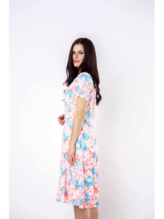QUIOSQUE QUIOSQUE Každodenné šaty SAVONA DRESS Ružová Regular Fit