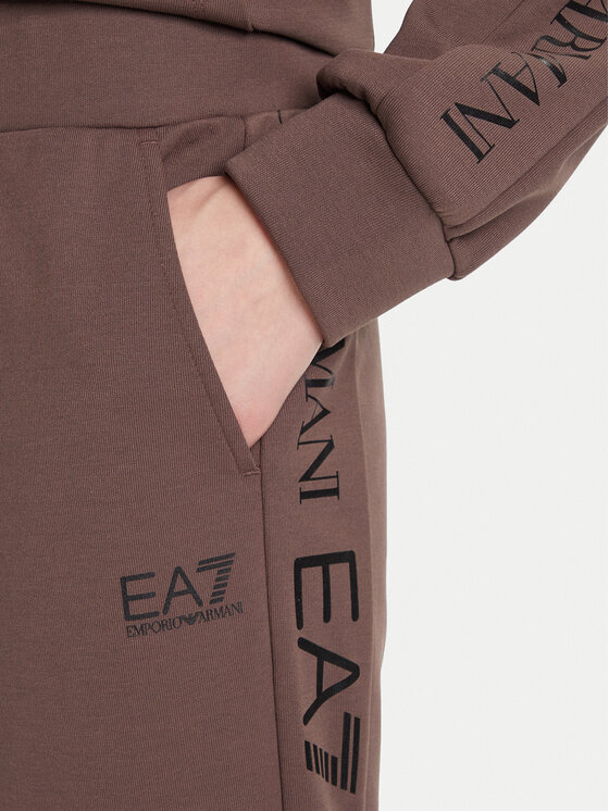 EA7 Emporio Armani EA7 Emporio Armani Tepláková souprava 7W000789 AF18880 U6063 Hnědá Regular Fit