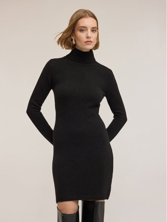 Motivi Motivi Vestito 7602W001510N033 Nero Slim Fit