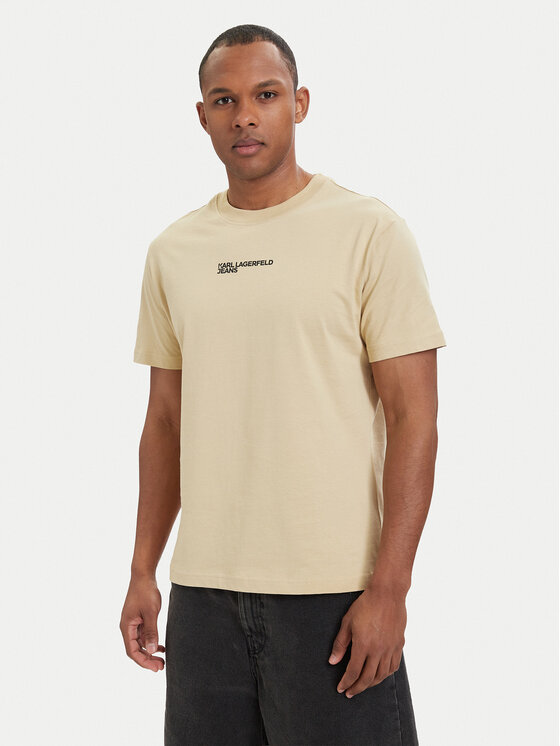 Karl Lagerfeld Jeans Karl Lagerfeld Jeans T-Shirt B2M17090 Khaki Relaxed Fit