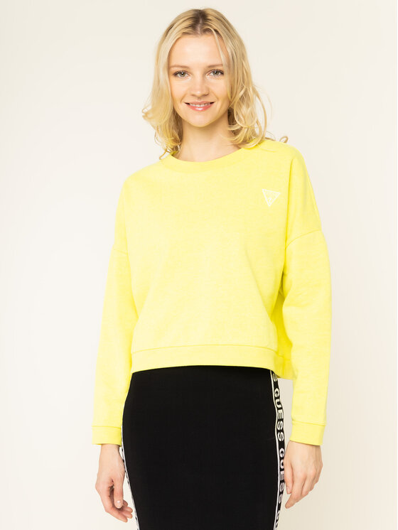 guess yellow sweater